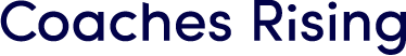Coaches Rising White Logo